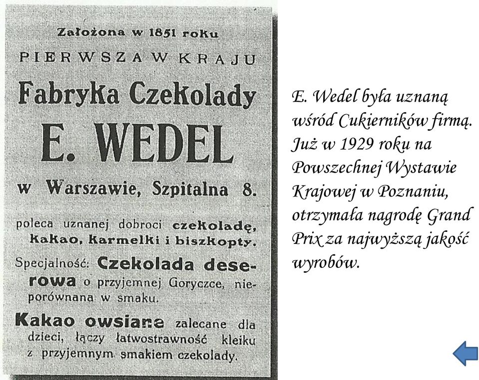 Już w 1929 roku na Powszechnej Wystawie