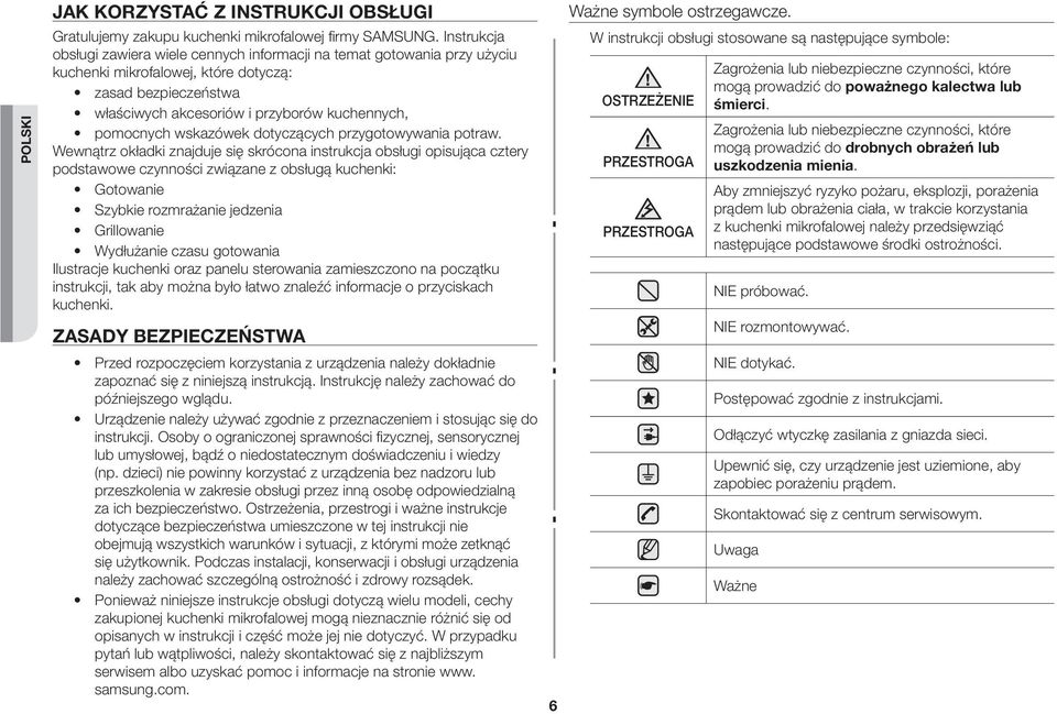 wskazówek dotyczących przygotowywania potraw.