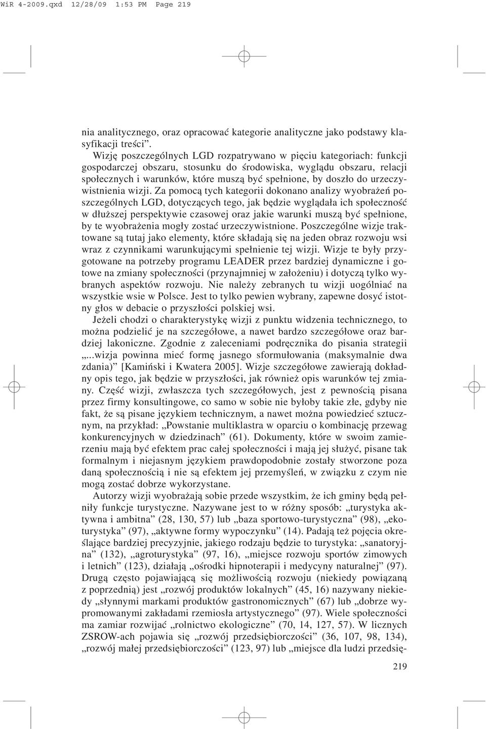 do urzeczywistnienia wizji.