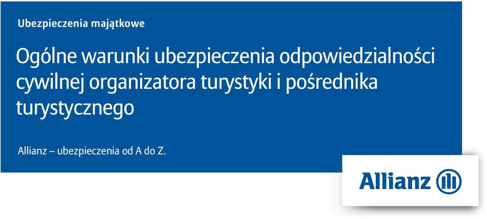 organizatora turystyki i pośrednika