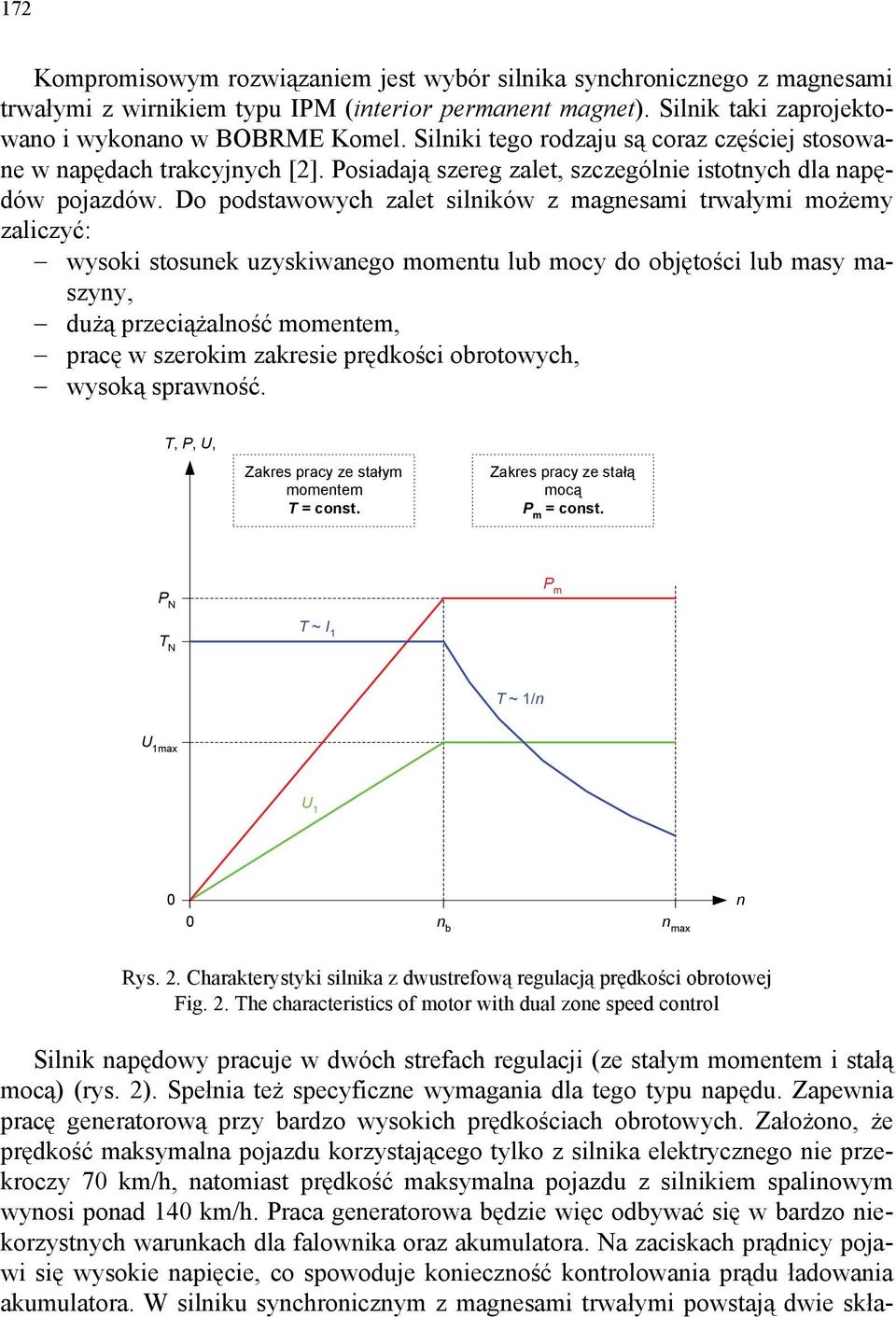 Do podstawowych zalet silników z magnesami trwałymi możemy zaliczyć: wysoki stosunek uzyskiwanego momentu lub mocy do objętości lub masy maszyny, dużą przeciążalność momentem, pracę w szerokim