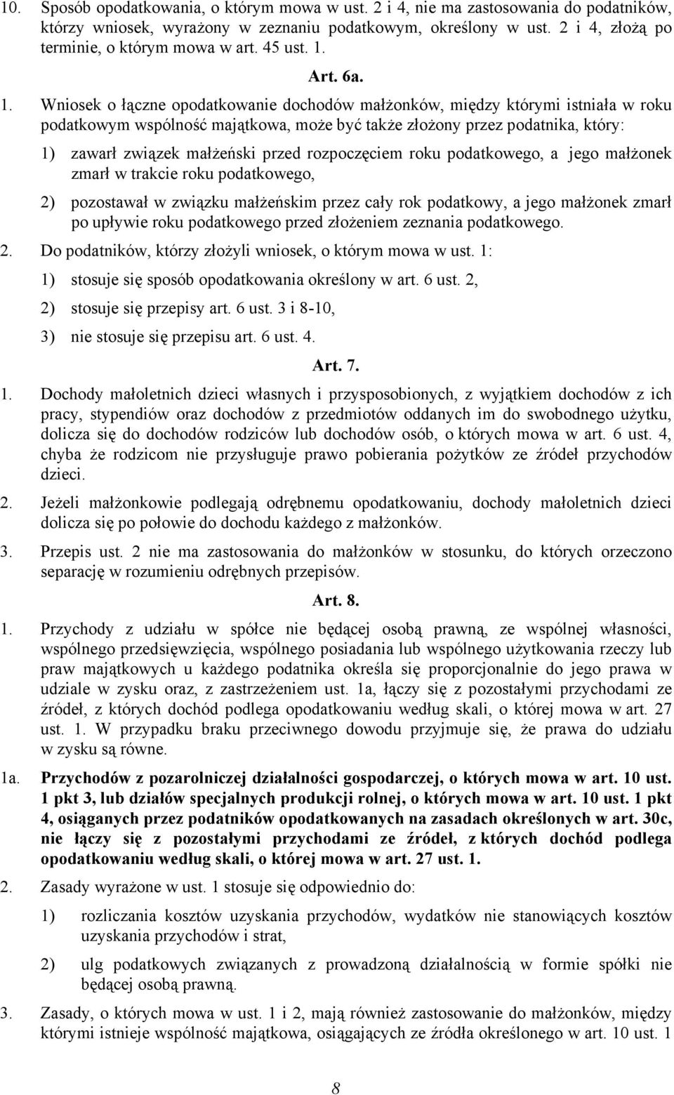 Art. 6a. 1.