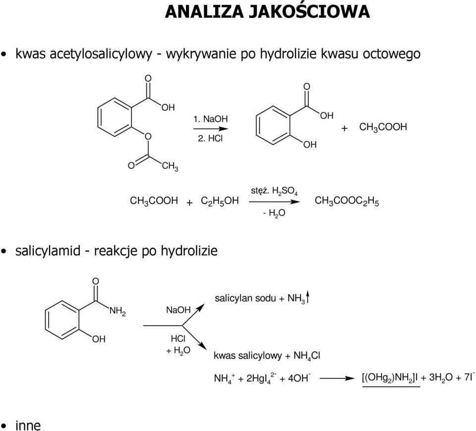 2 S 4-2 2 5 salicylamid - reakcje po hydrolizie 2 a
