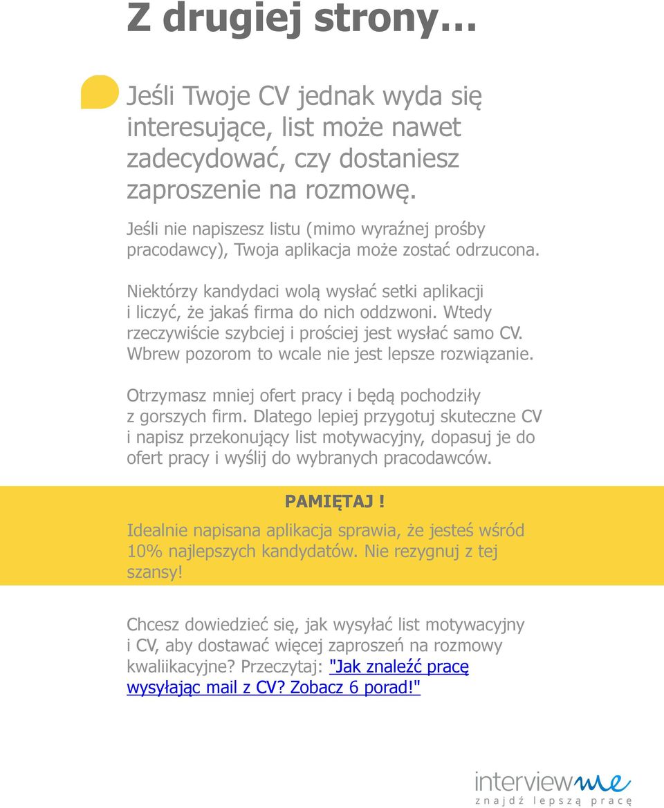 Jak Napisać List Motywacyjny Który Zapewni Ci Pracę Wzór