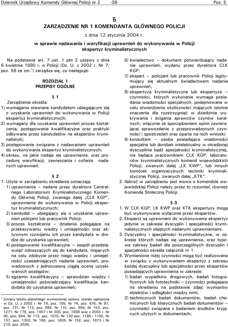 Nr 7, poz. 58 ze zm.