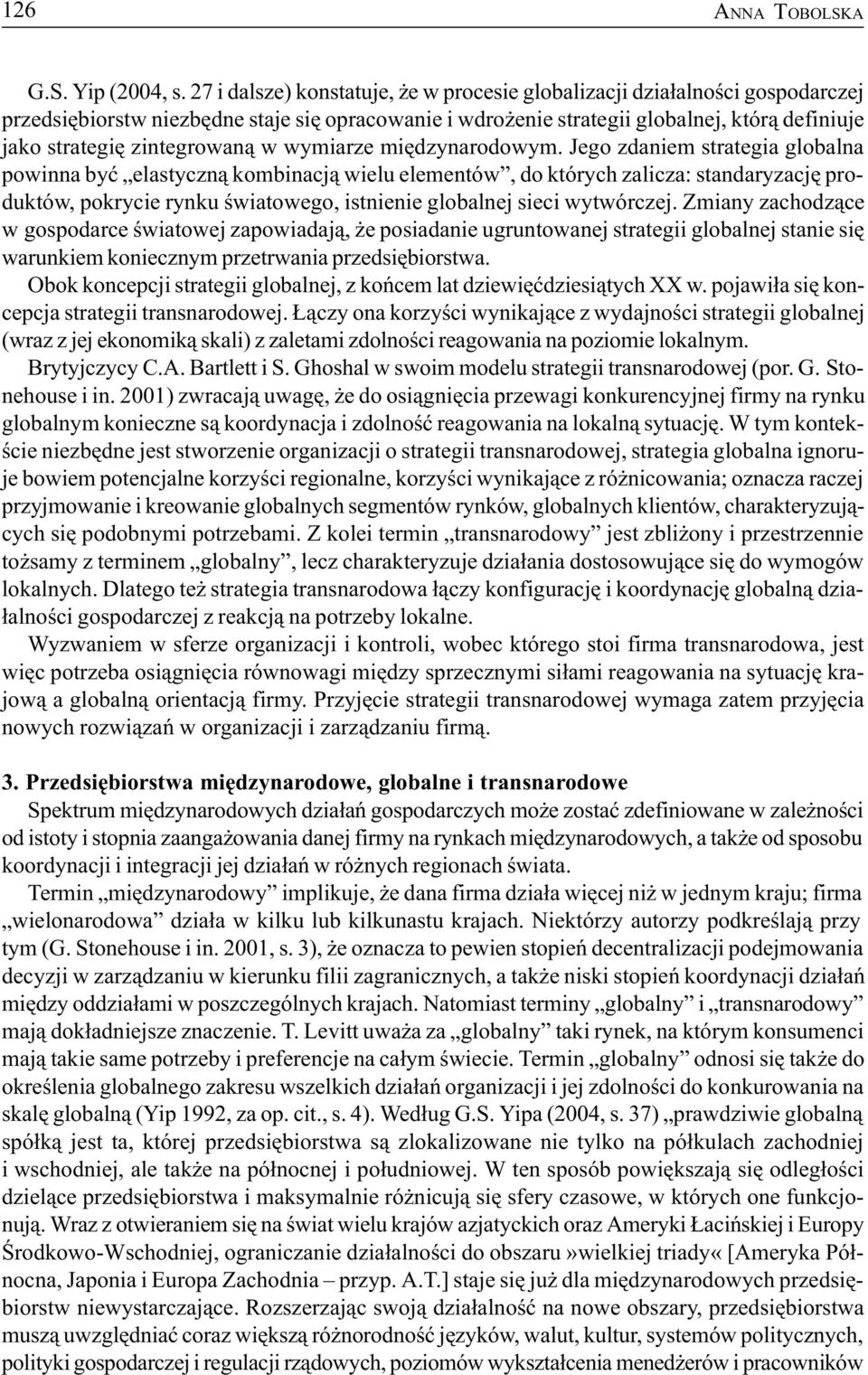 zintegrowan¹ w wymiarze miêdzynarodowym.