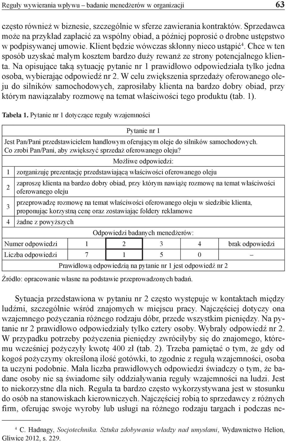 Chce w ten sposób uzyskać małym kosztem bardzo duży rewanż ze strony potencjalnego klienta.