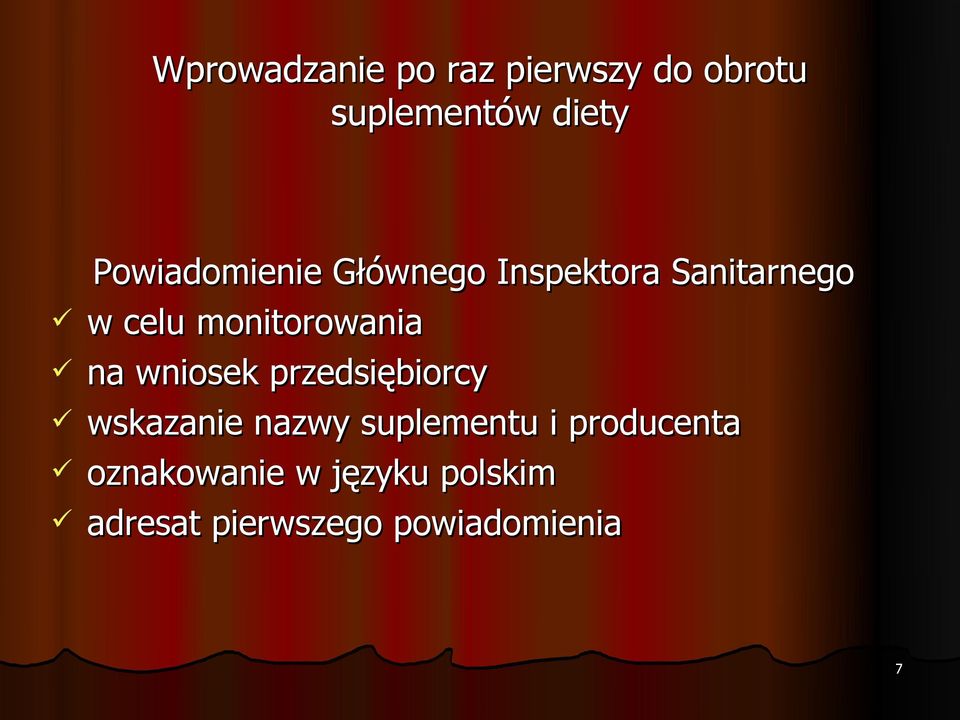 monitorowania na wniosek przedsiębiorcy wskazanie nazwy