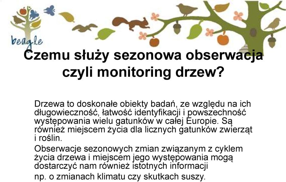 występowania wielu gatunków w całej Europie. Są również miejscem życia dla licznych gatunków zwierząt i roślin.