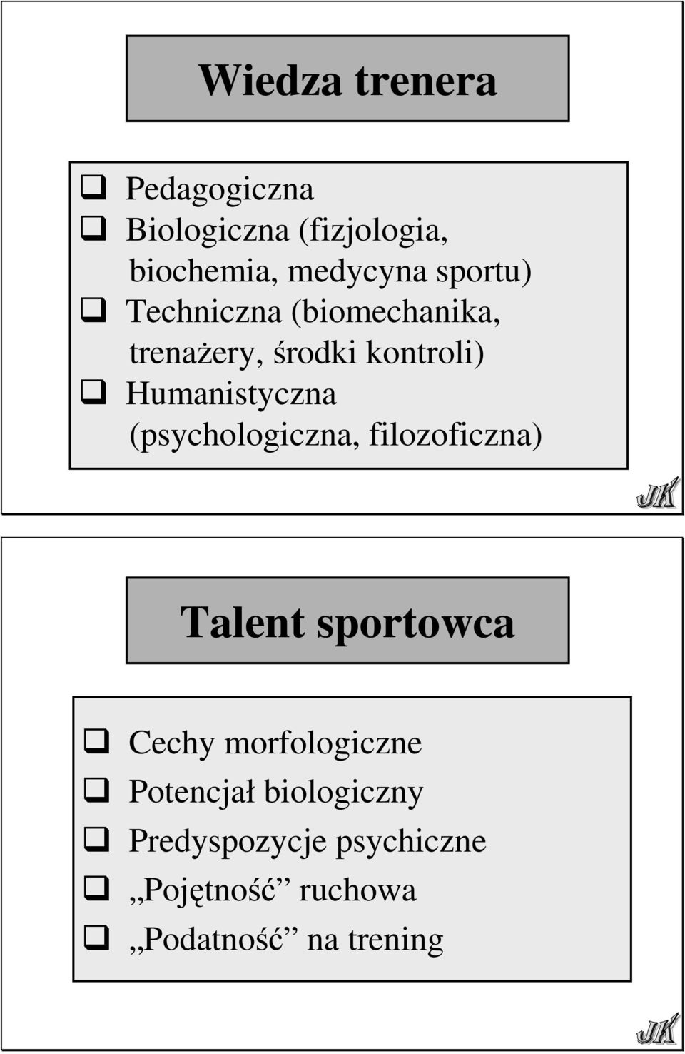 (psychologiczna, filozoficzna) Talent sportowca Cechy morfologiczne