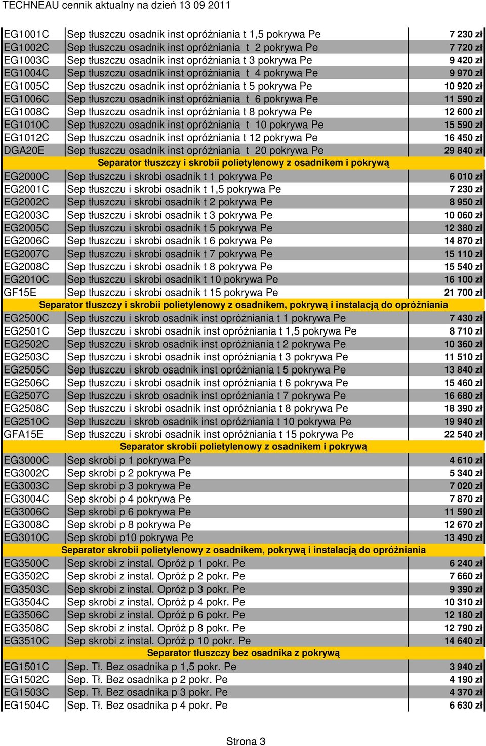 EG1006C Sep t 0 0uszczu osadnik inst opr 0 3niania t 6 pokrywa Pe 11 590 z 0 0 EG1008C Sep t 0 0uszczu osadnik inst opr 0 3niania t 8 pokrywa Pe 12 600 z 0 0 EG1010C Sep t 0 0uszczu osadnik inst opr