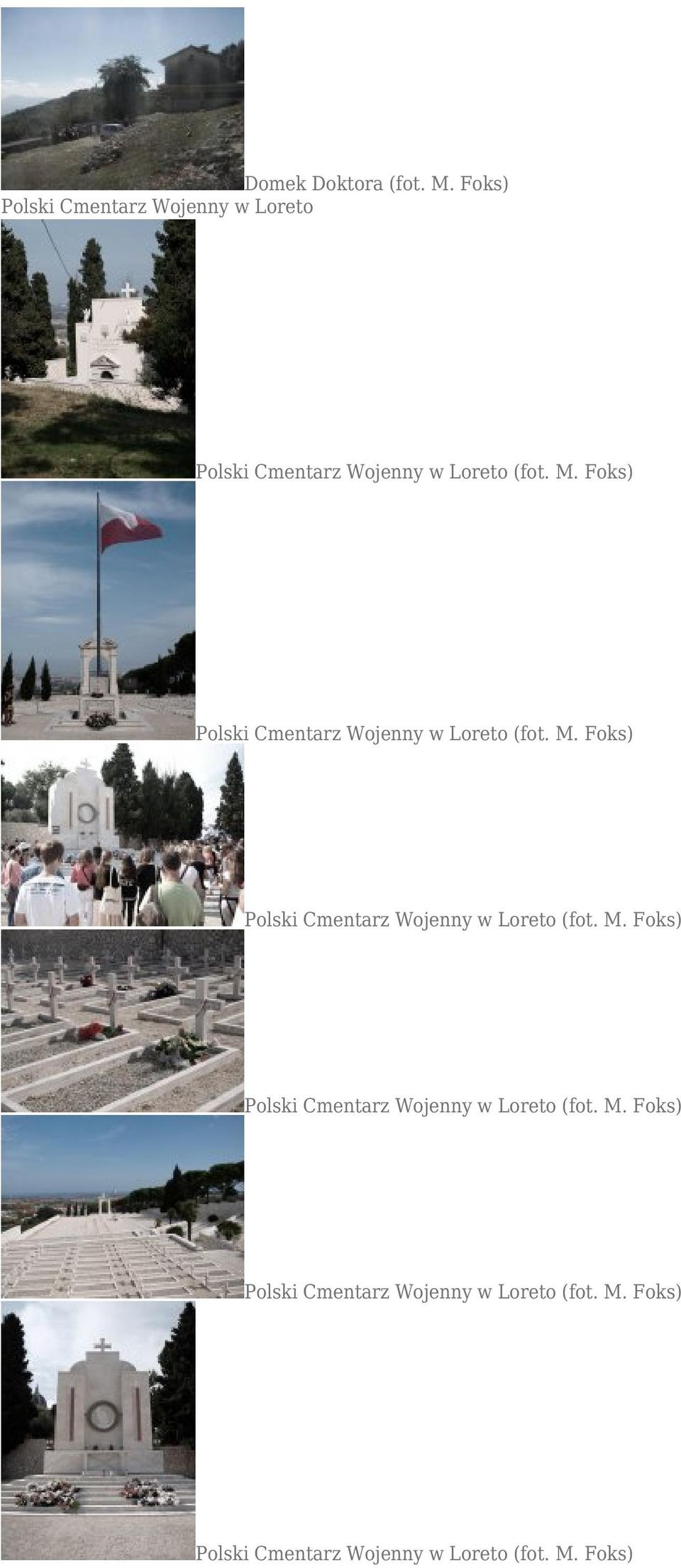 Foks) Polski Cmentarz Wojenny w Loreto (fot. M.