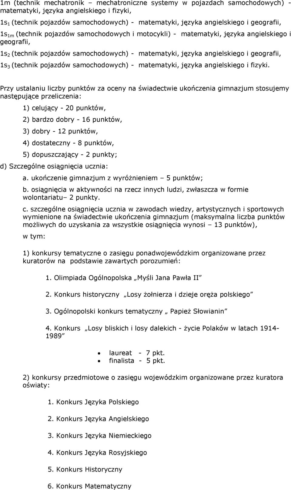 matematyki, języka ego i fizyki.