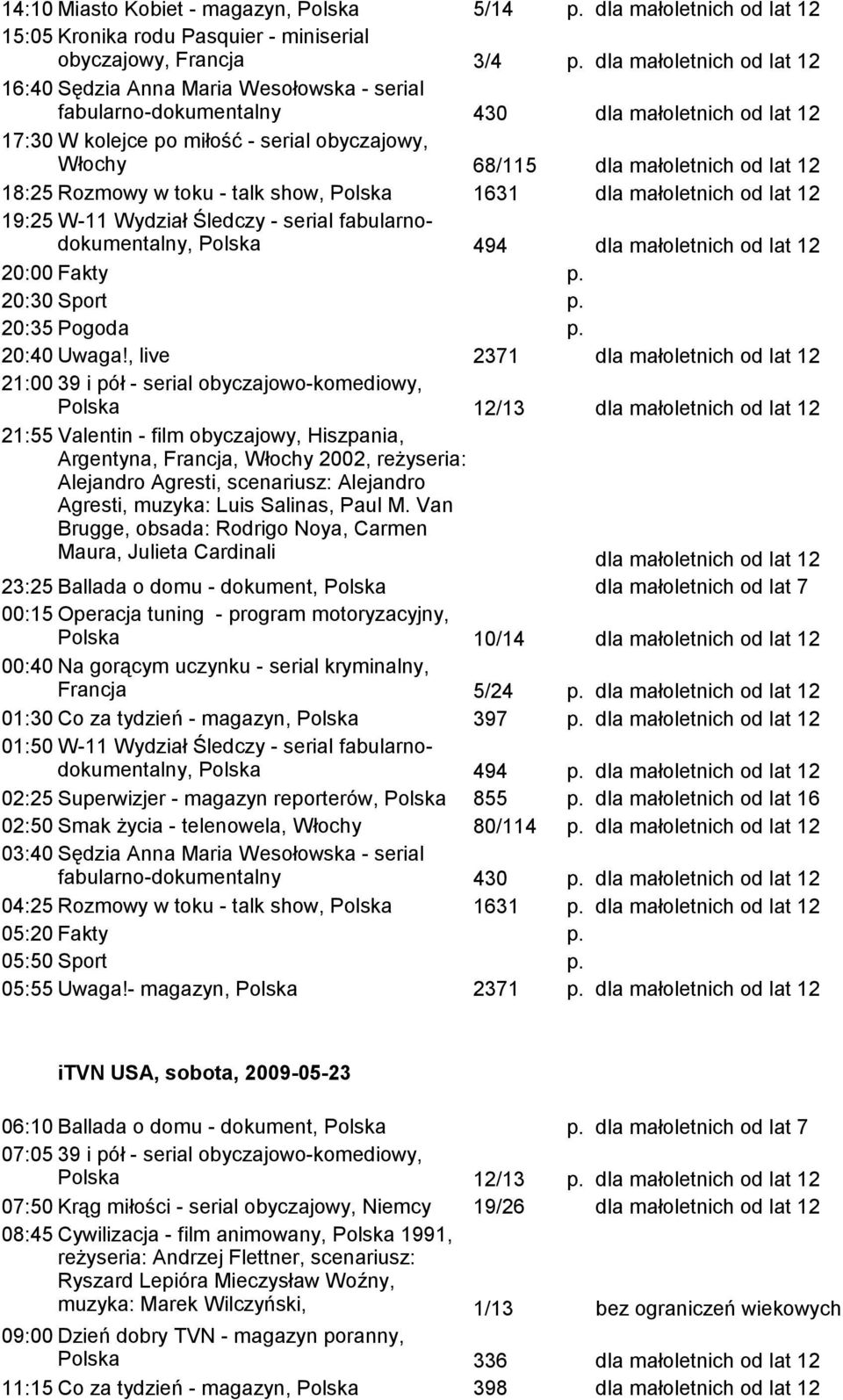 Pogoda p. 20:40 Uwaga!