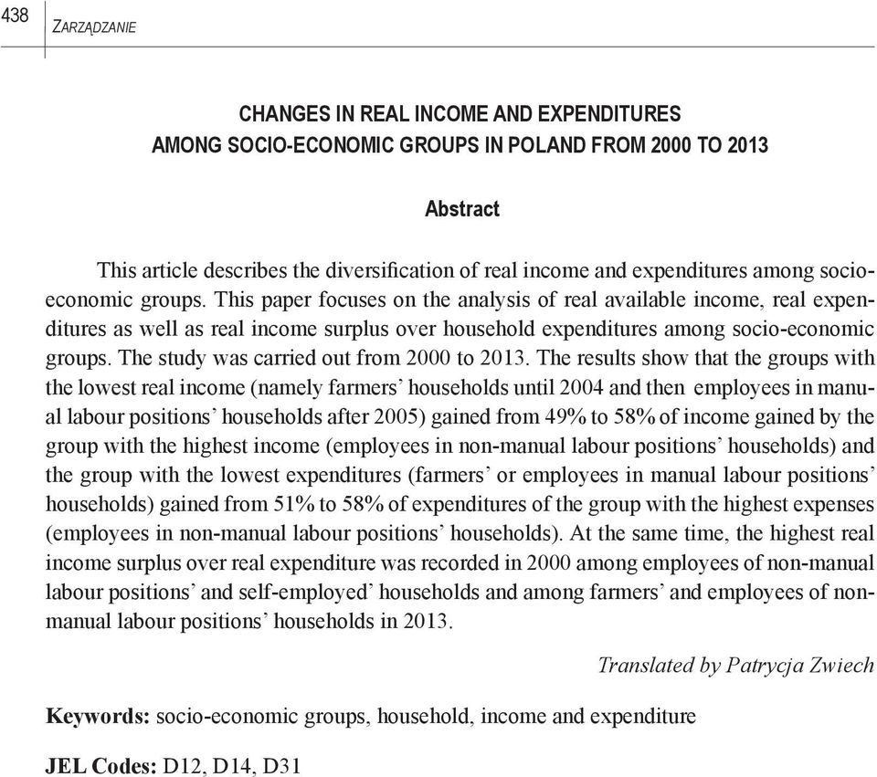 The study was carried out from 2000 to 2013.