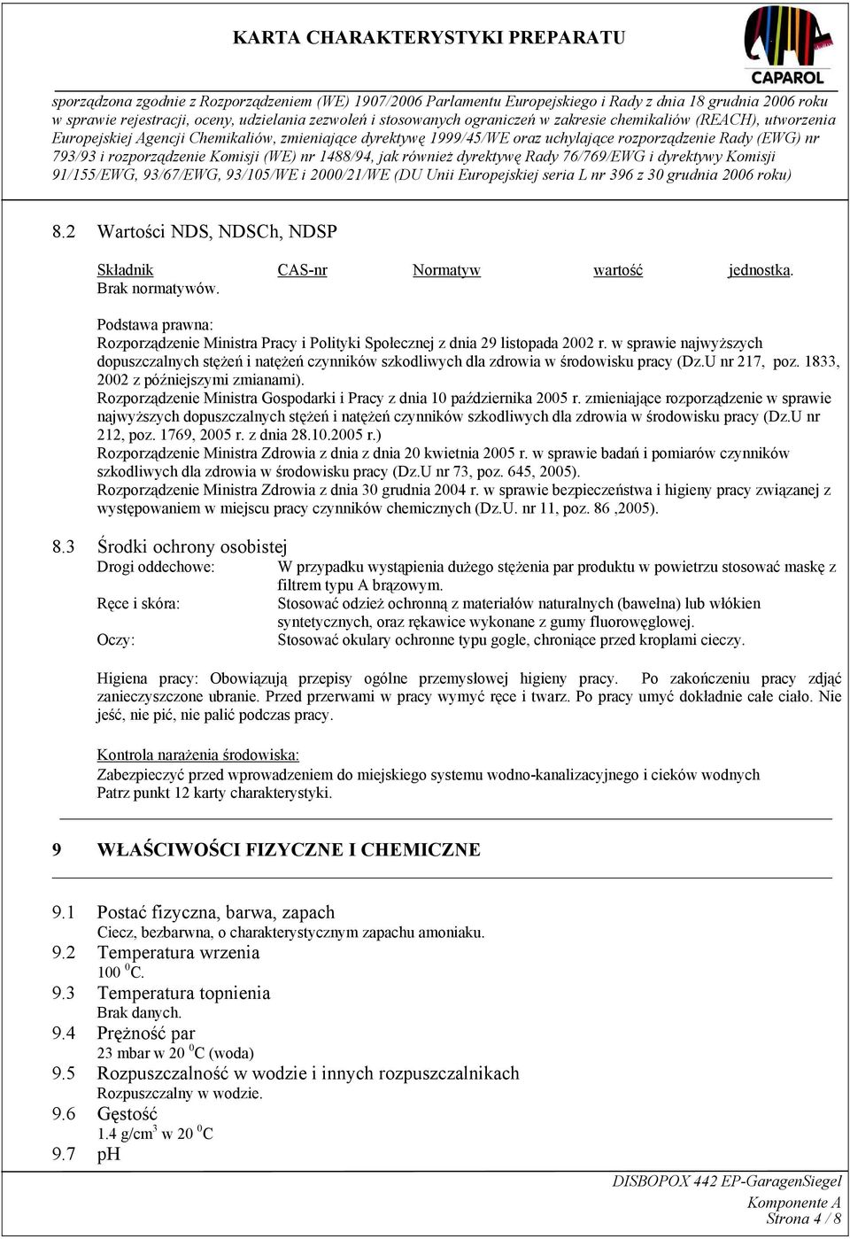 Rozporządzenie Ministra Gospodarki i Pracy z dnia 10 października 2005 r.