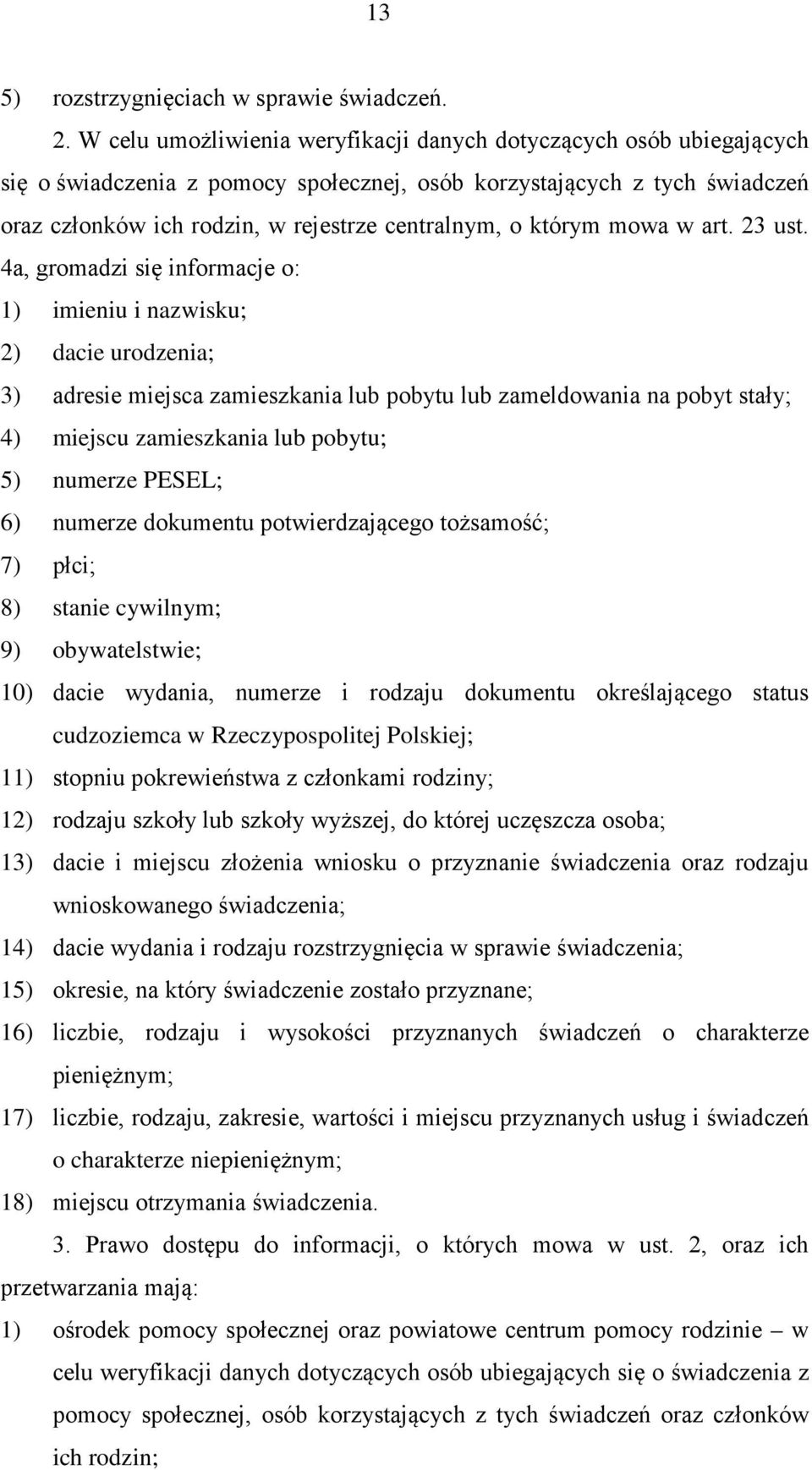 którym mowa w art. 23 ust.
