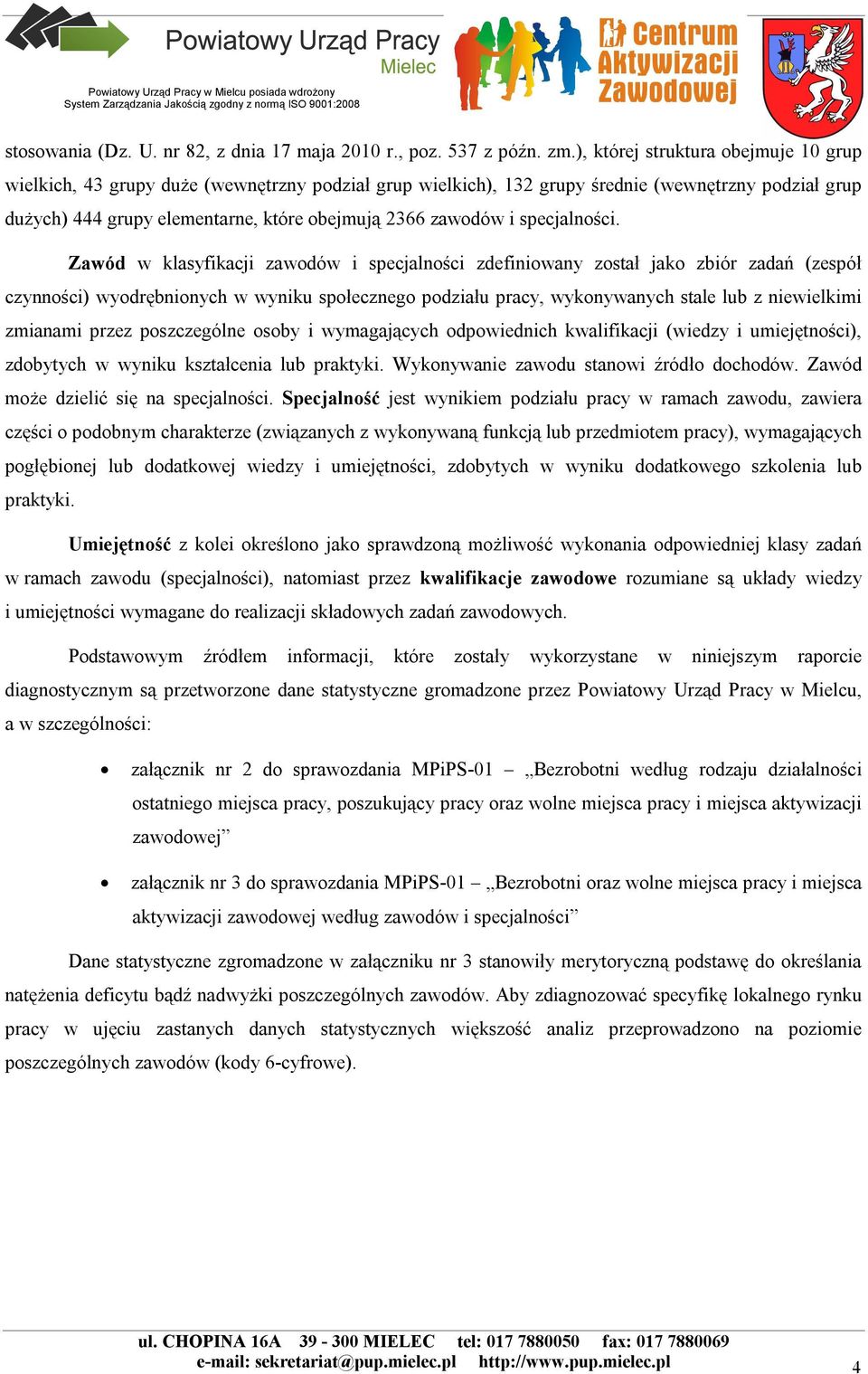 i specjalności.