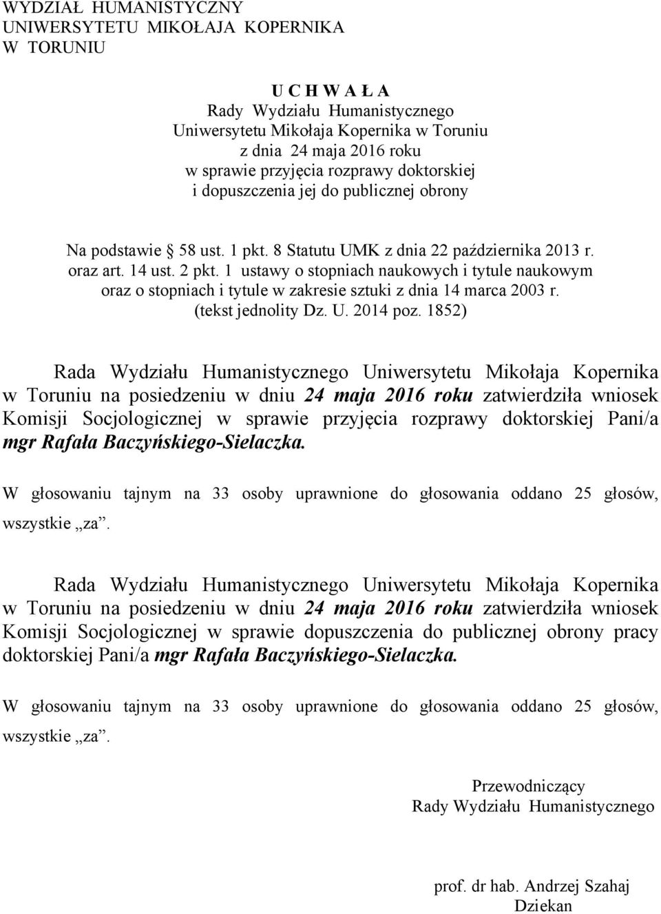 (tekst jednolity Dz. U. 2014 poz.