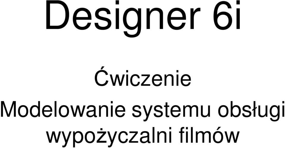 Modelowanie