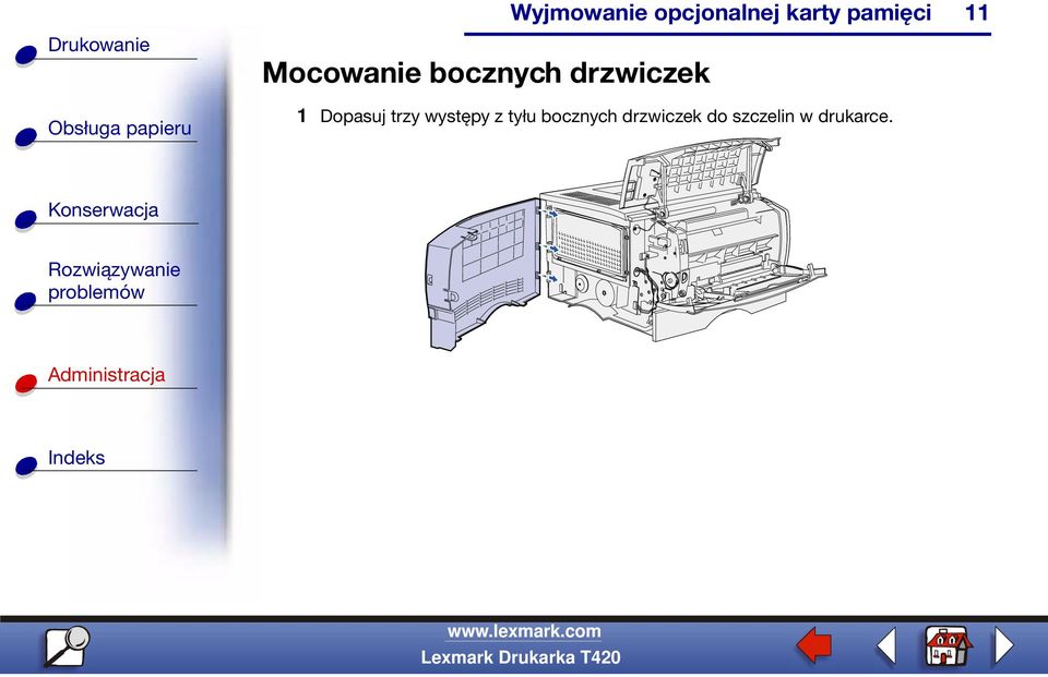 występy z tyłu bocznych