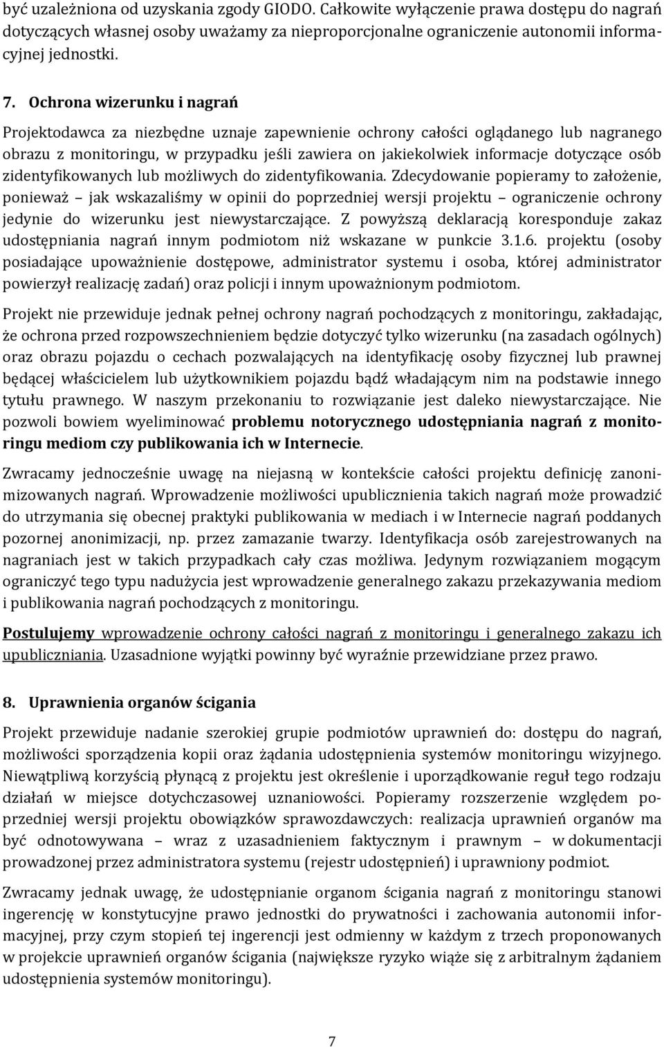 osób zidentyfikowanych lub możliwych do zidentyfikowania.