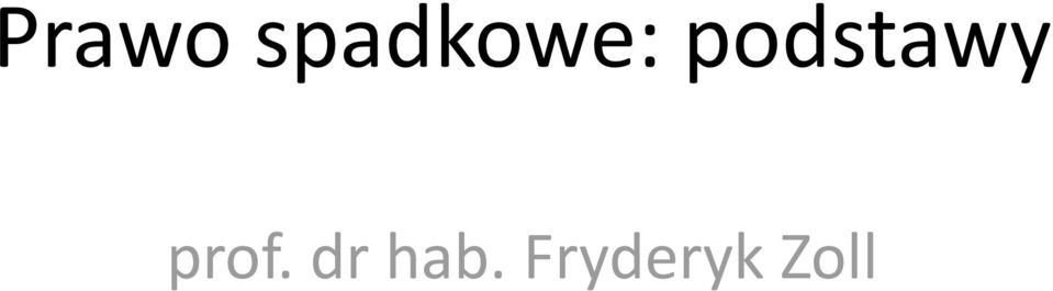 podstawy