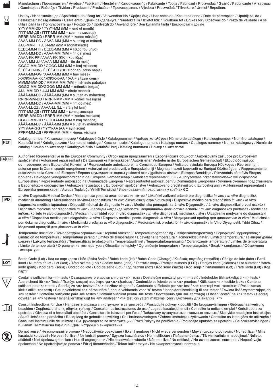 Kasutada enne / Date de péremption / Upotrijebiti do / Felhasználhatóság dátuma / Usare entro / Дейін пайдалануға / Naudokite iki / Izlietot līdz / Houdbaar tot / Brukes for / Stosować do / Prazo de