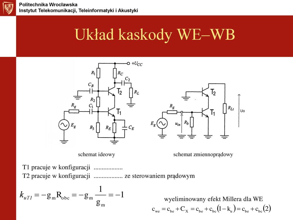 .. ze sterowaniem prądowym k T1 m obc m 1 m 1 c we