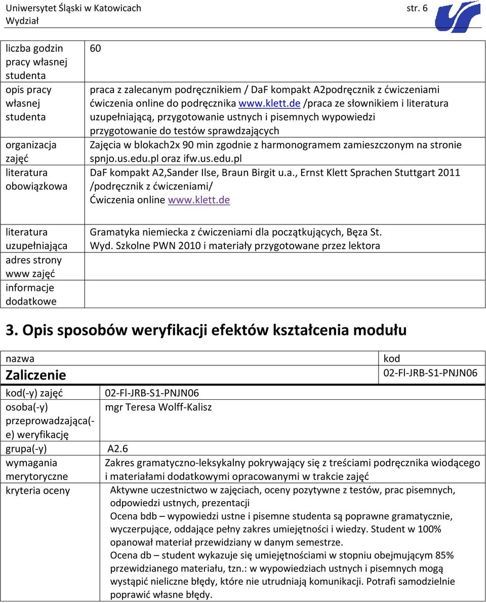 z ćwiczeniami ćwiczenia online do podręcznika www.klett.