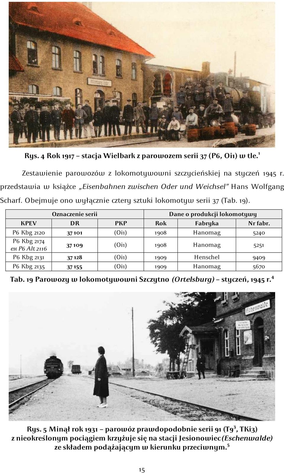Oznaczenie serii Dane o produkcji lokomotywy KPEV DR PKP Rok Fabryka Nr fabr.