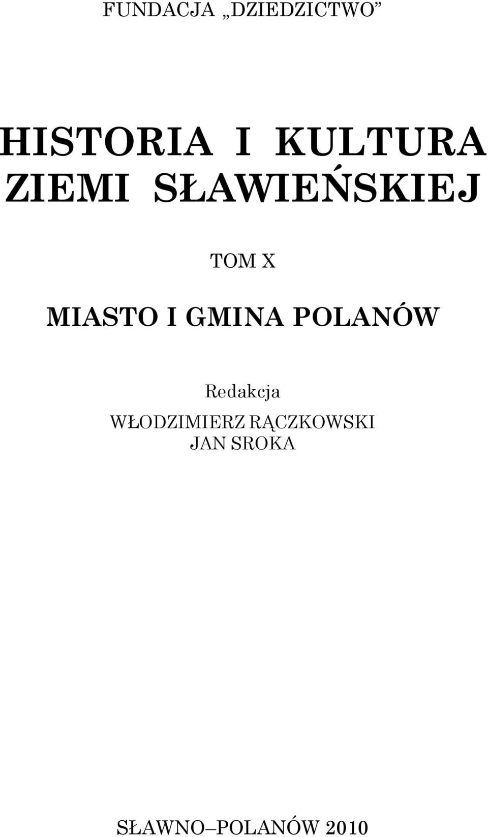 MIASTO I GMINA POLANÓW Redakcja