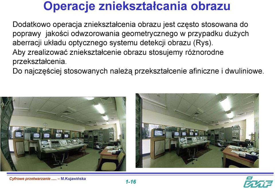 optycznego systemu detekcji obrazu (Rys).