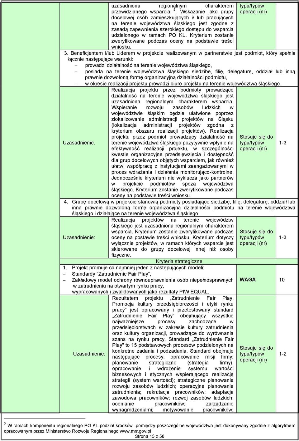Kryterium zostanie zweryfikowane podczas oceny na podstawie treści wniosku. 3.