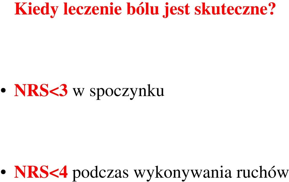 NRS<3 w spoczynku