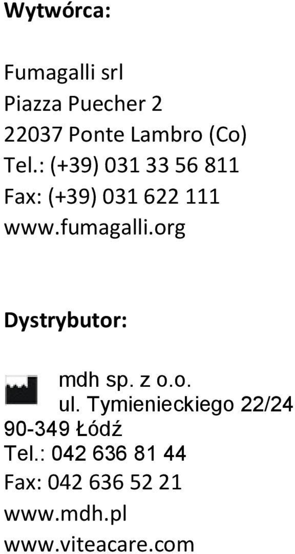 org Dystrybutor: mdh sp. z o.o. ul.