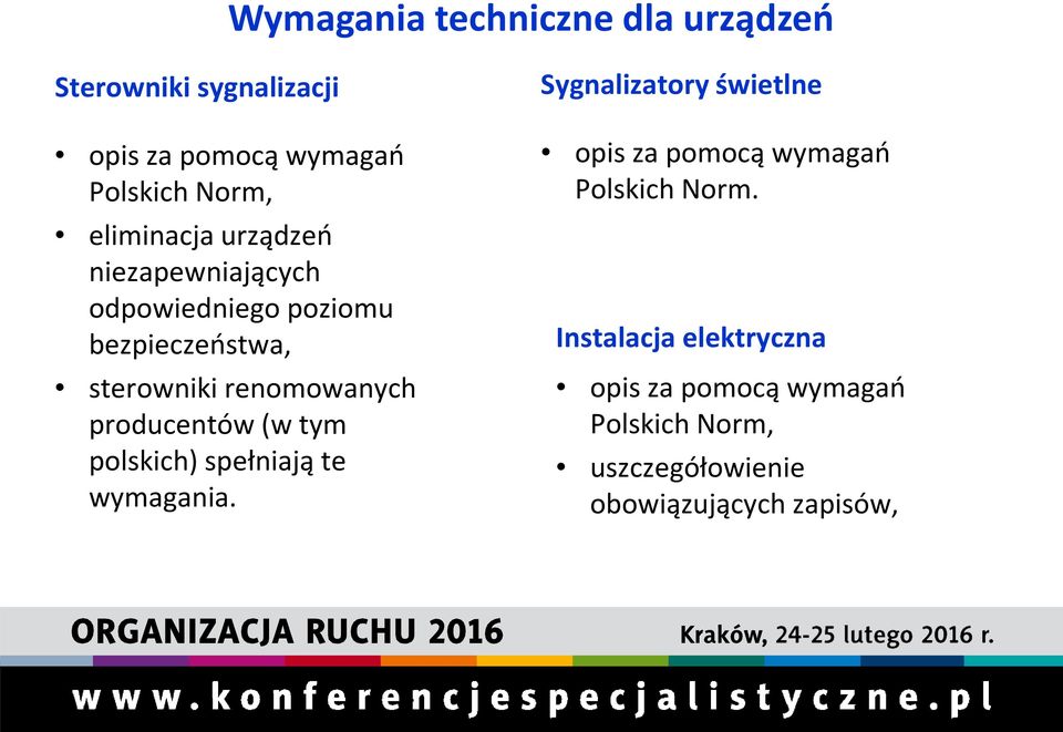 renomowanych producentów (w tym polskich) spełniają te wymagania. opis za pomocą wymagań Polskich Norm.