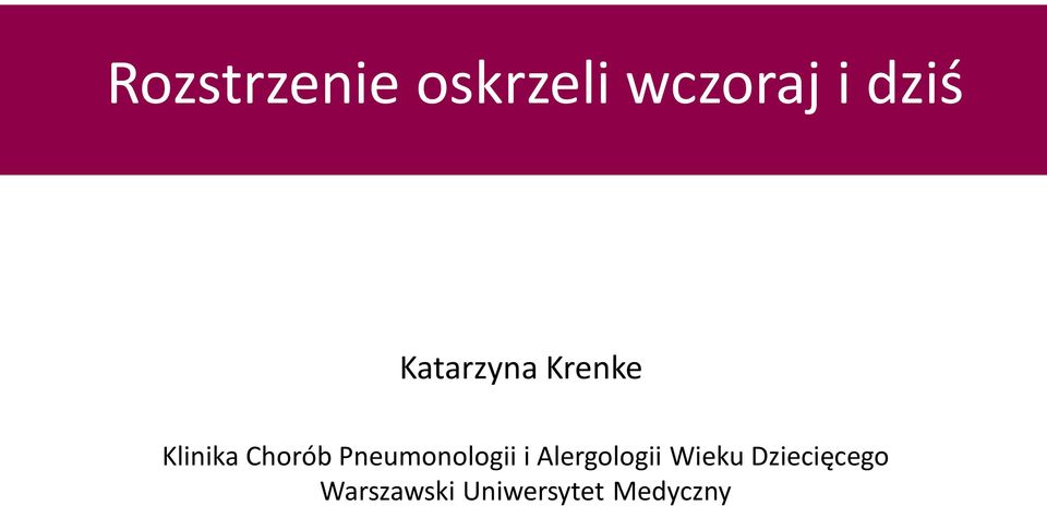 Pneumonologii i Alergologii Wieku