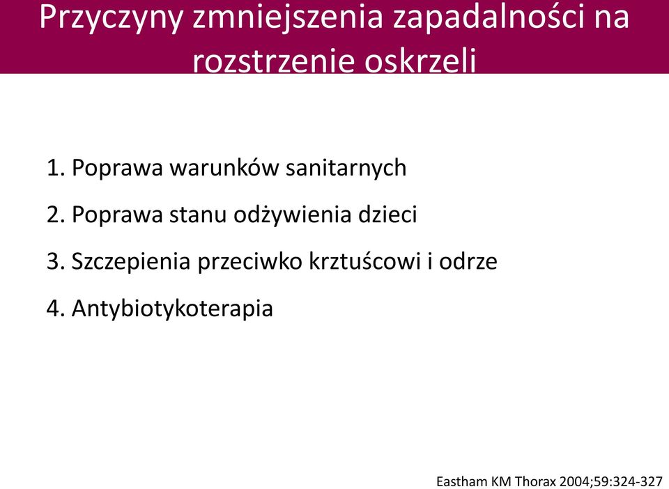 Poprawa stanu odżywienia dzieci 3.