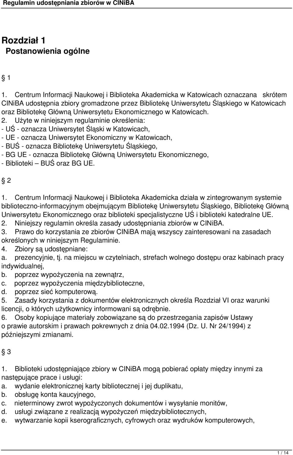 Uniwersytetu Ekonomicznego w Katowicach. 2.