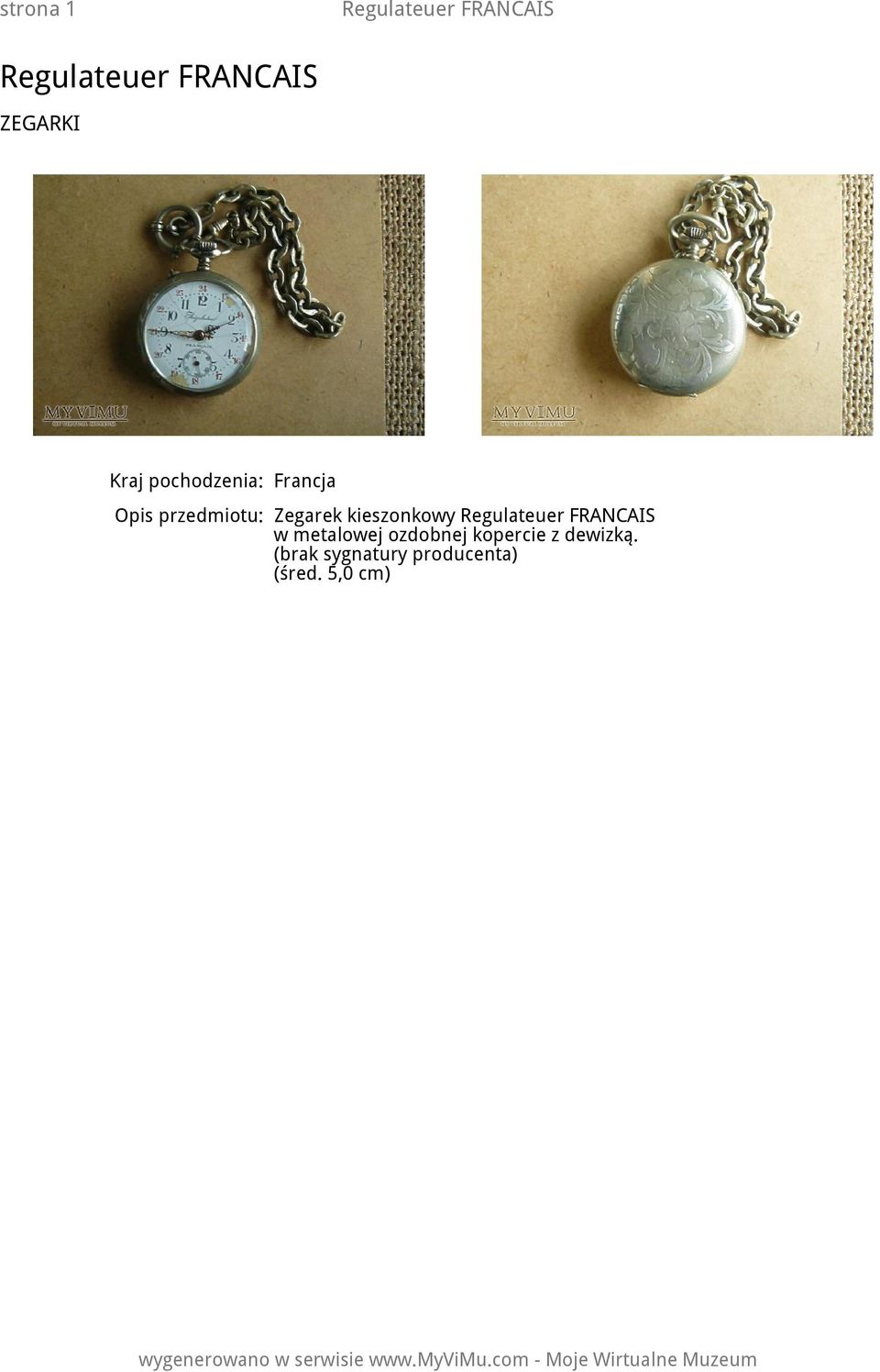 Datowanie zabytkowych zegarków Timex