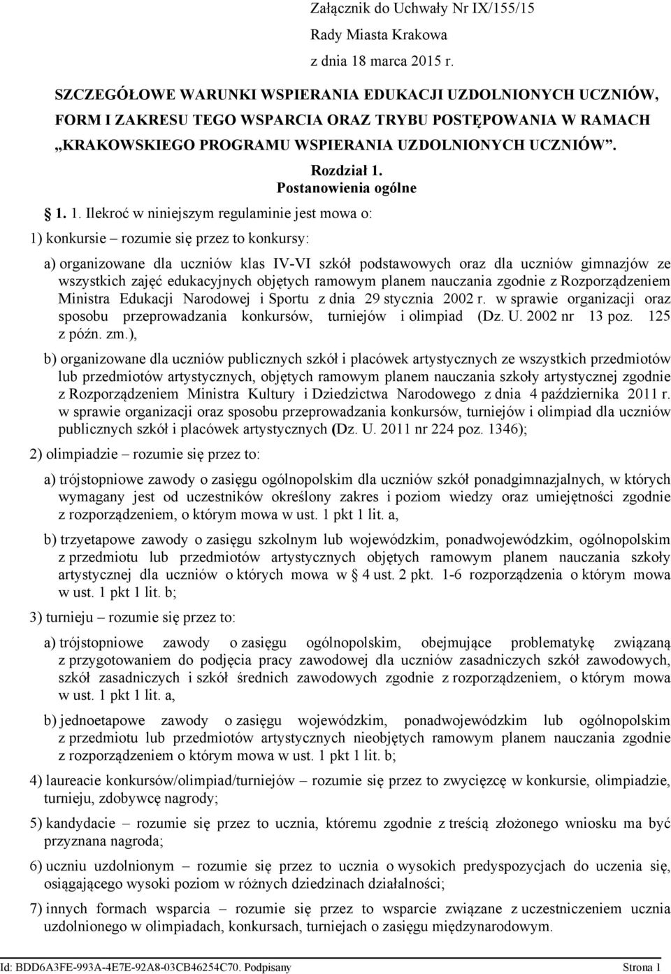 Postanowienia ogólne 1.