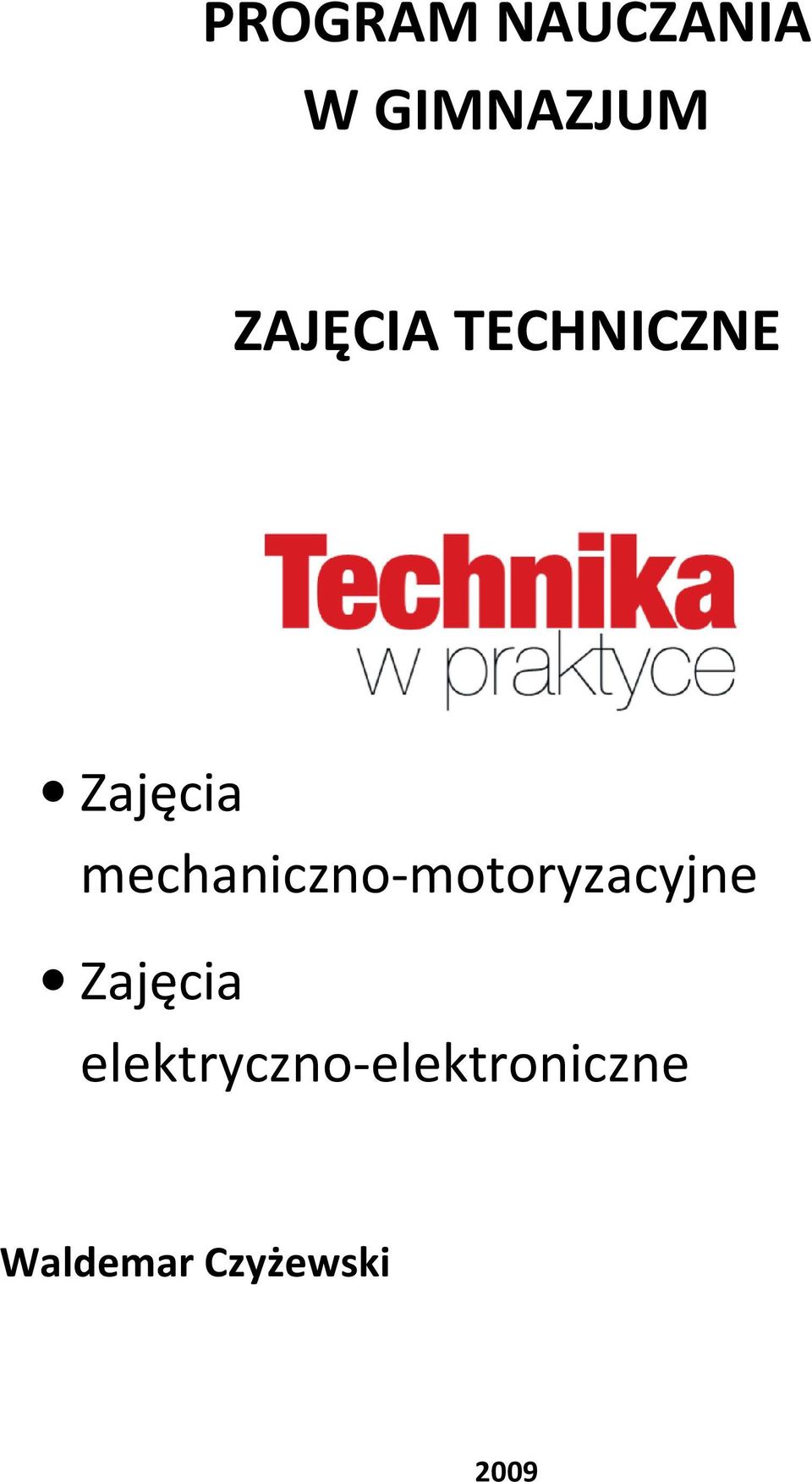 mechaniczno-motoryzacyjne Zajęcia