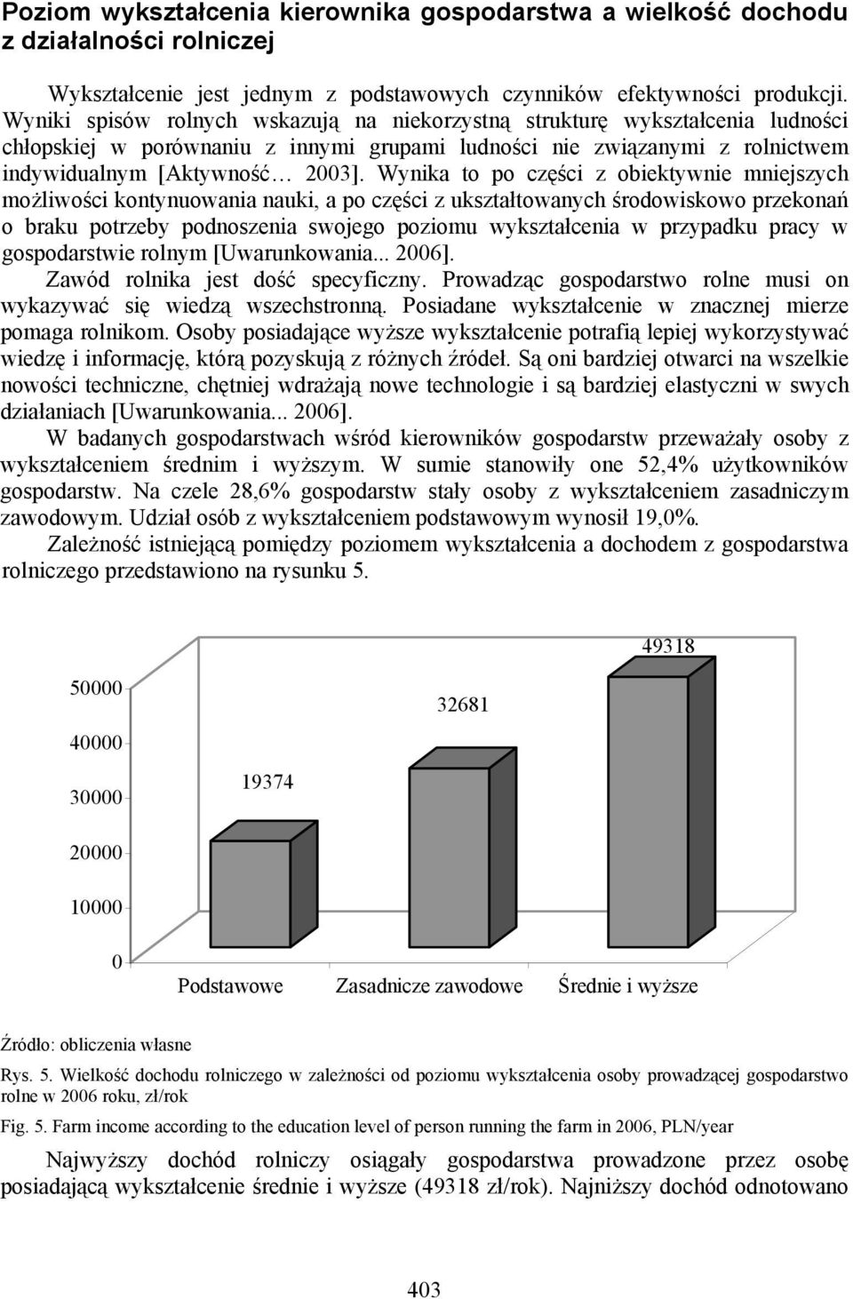 Wynika to po części z obiektywnie mniejszych możliwości kontynuowania nauki, a po części z ukształtowanych środowiskowo przekonań o braku potrzeby podnoszenia swojego poziomu wykształcenia w