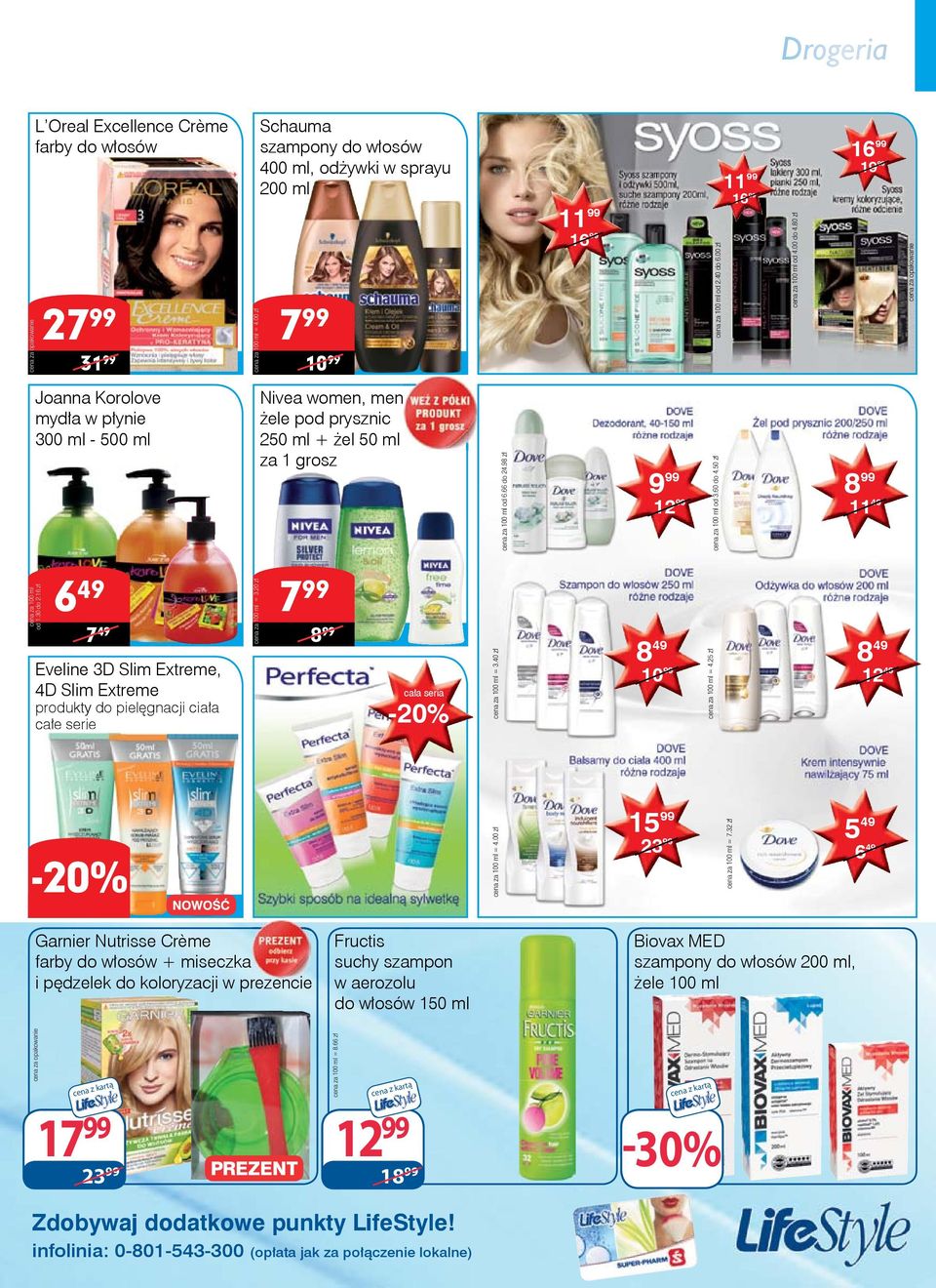 50 zł 8 99 11 49 cena za 100 ml od 1.30 do 2.16 zł 6 49 7 49 Eveline 3D Slim Extreme, 4D Slim Extreme produkty do pielęgnacji ciała całe serie cena za 100 ml = 3.