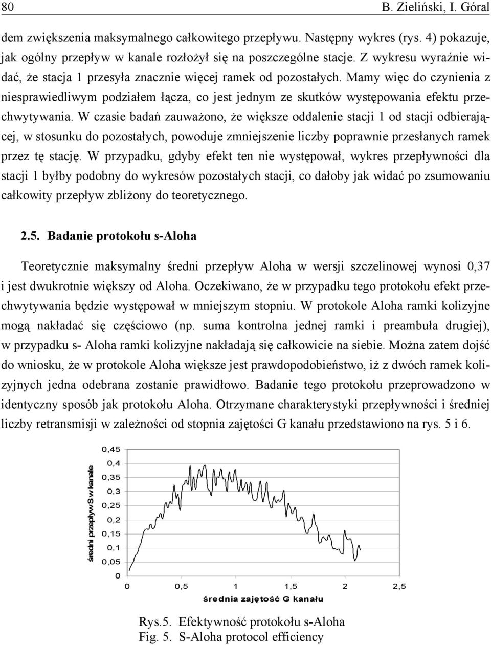Mamy więc do czynienia z niesprawiedliwym podziałem łącza, co jest jednym ze skutków występowania efektu przechwytywania.