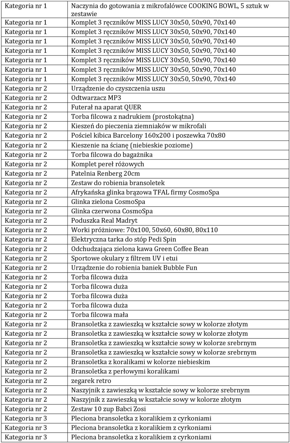 robienia bransoletek Afrykańska glinka brązowa TFAL firmy CosmoSpa Glinka zielona CosmoSpa Glinka czerwona CosmoSpa Poduszka Real Madryt Worki próżniowe: 70x100, 50x60, 60x80, 80x110 Elektryczna