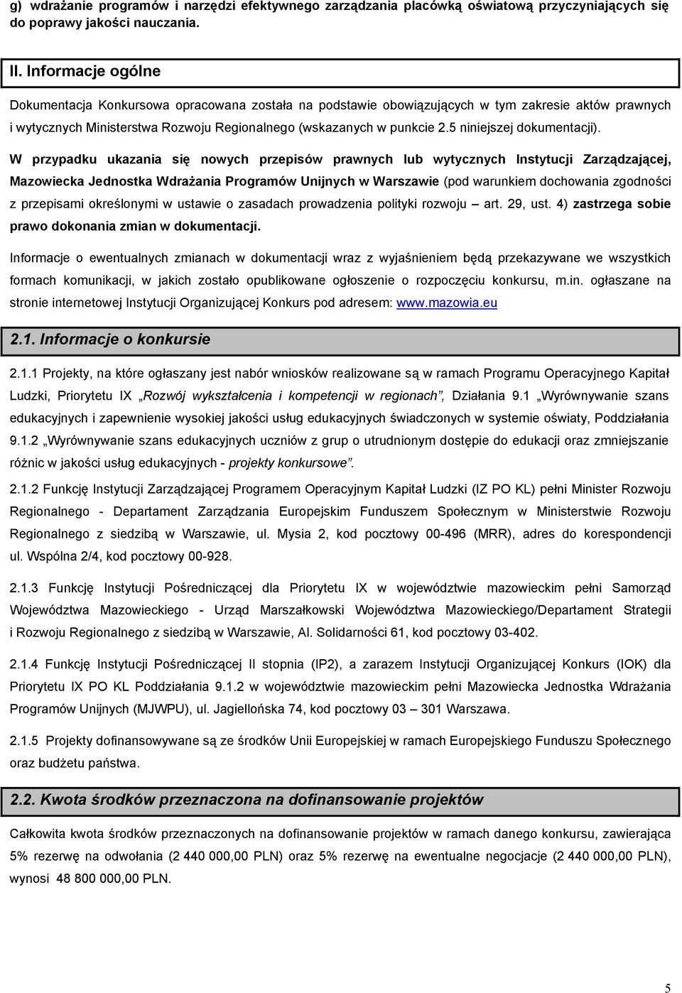 5 niniejszej dokumentacji).