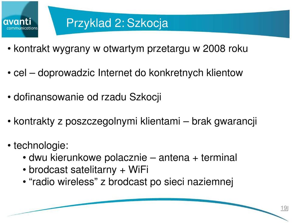 kontrakty z poszczegolnymi klientami brak gwarancji technologie: dwu kierunkowe