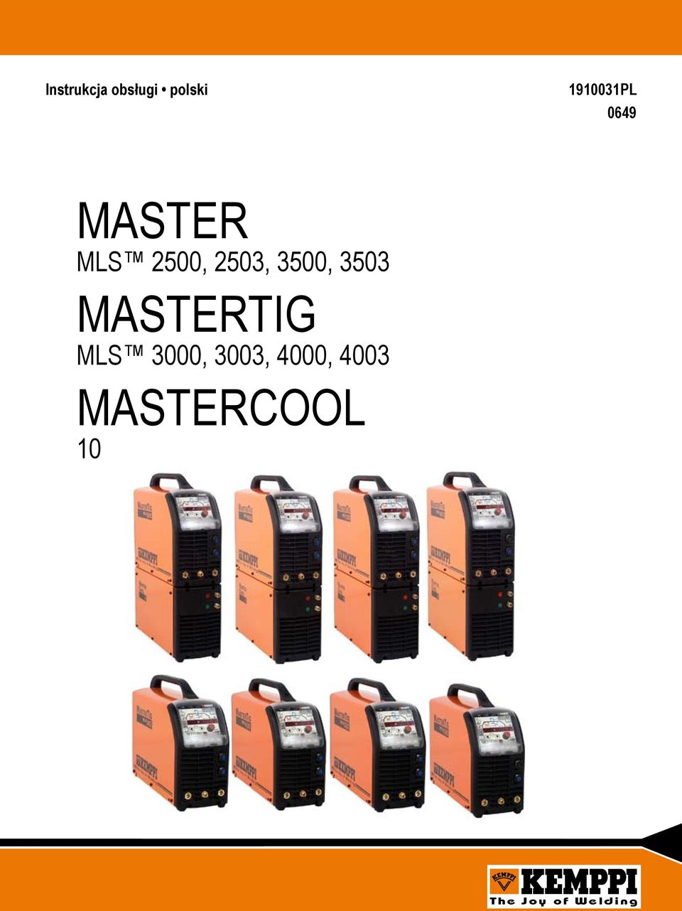 2503, 3500, 3503 Mastertig MLS